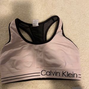 calvin klein sports bra
